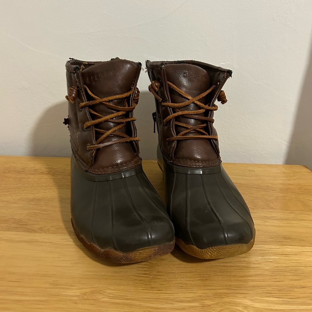 Brown Sperry Duck Boots